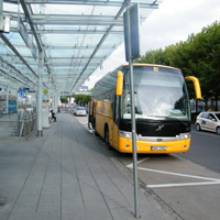 SA bus stop Nuremberg Airport 2