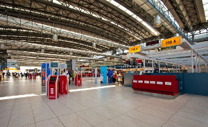 Aeroporto di Praga - sala di partenza